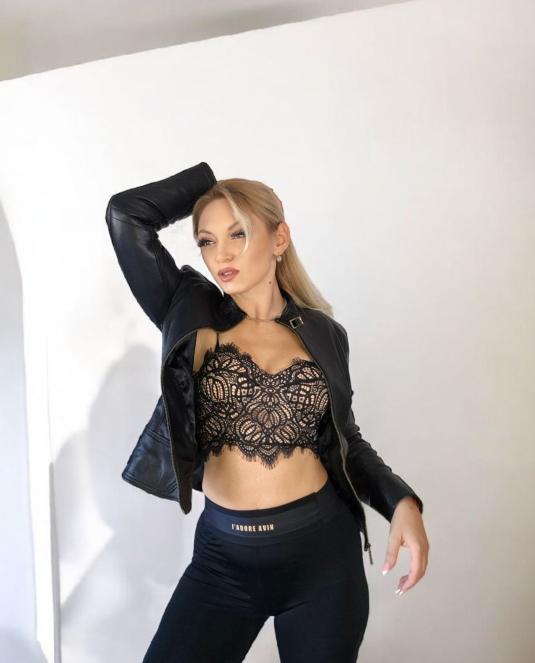 Късо кожено яке - Клавдия - 5