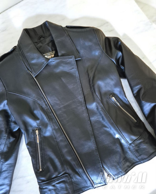 дамско кожено яке - 5