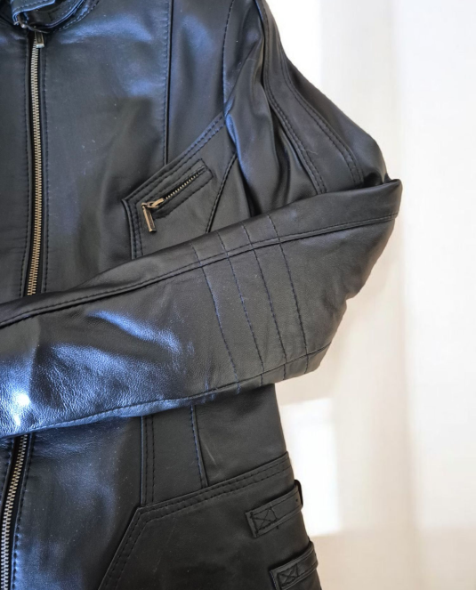 Късо кожено яке - Клавдия - 10