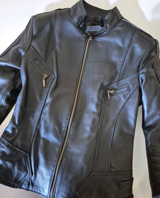 Късо кожено яке - Клавдия - 13