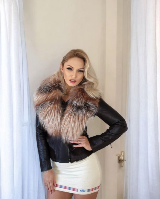 дамско кожено яке - 7