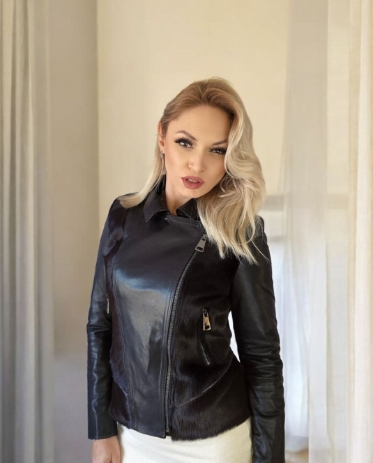 дамско кожено яке - 12
