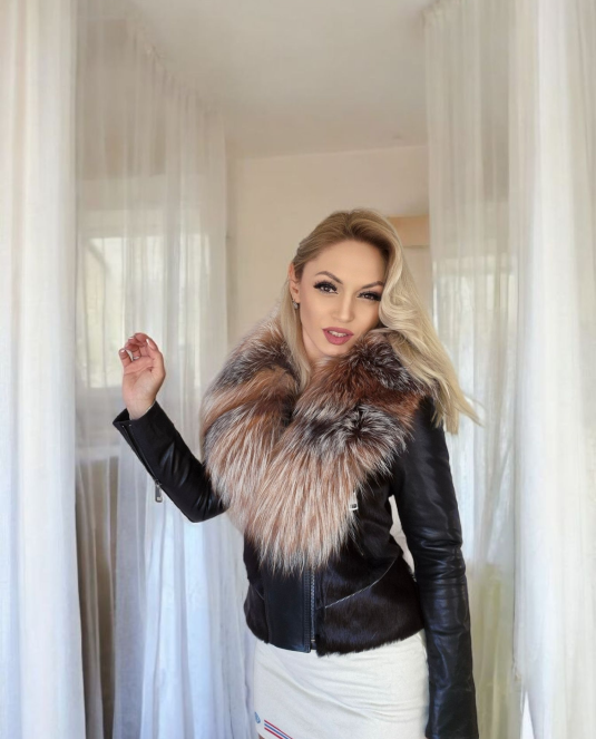 дамско кожено яке - 6