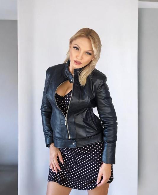 дамско кожено яке - 1