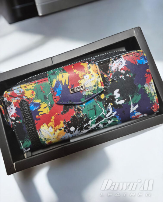 дамско кожено портмоне - 1