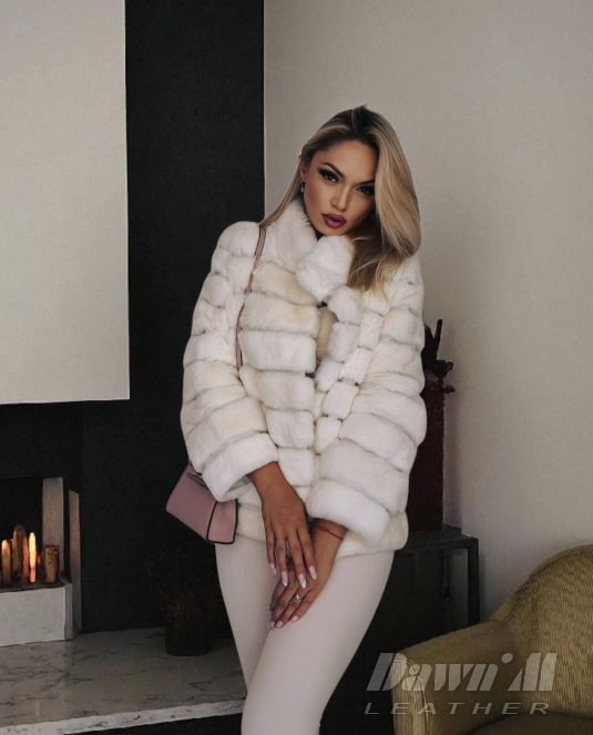 Дамско палто от чинчила Ivory Dream