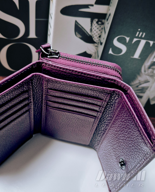 дамско портмоне естествена кожа - 4