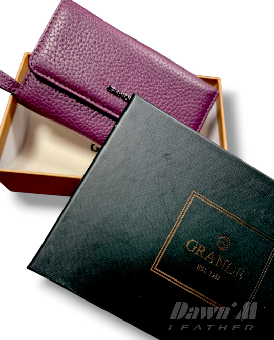 дамско портмоне естествена кожа - 7