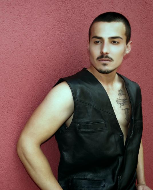 Мъжки кожен елек