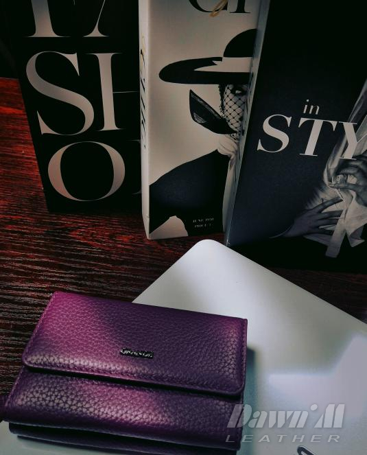 дамско портмоне естествена кожа - 1