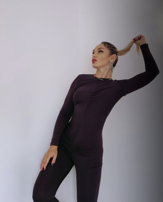 Дамски гащеризон Brown Goddess - 5