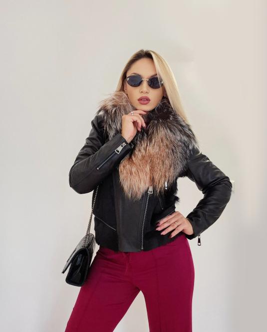 дамско кожено яке - 2