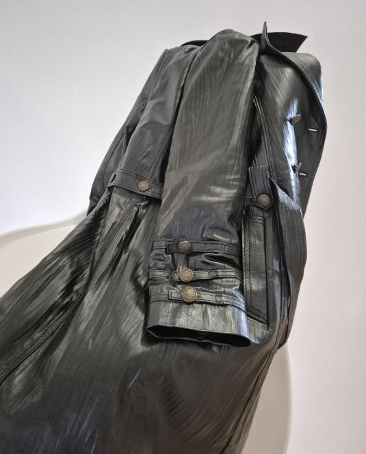 Дамски кожен тренч - Ексклузивна колекция - 9