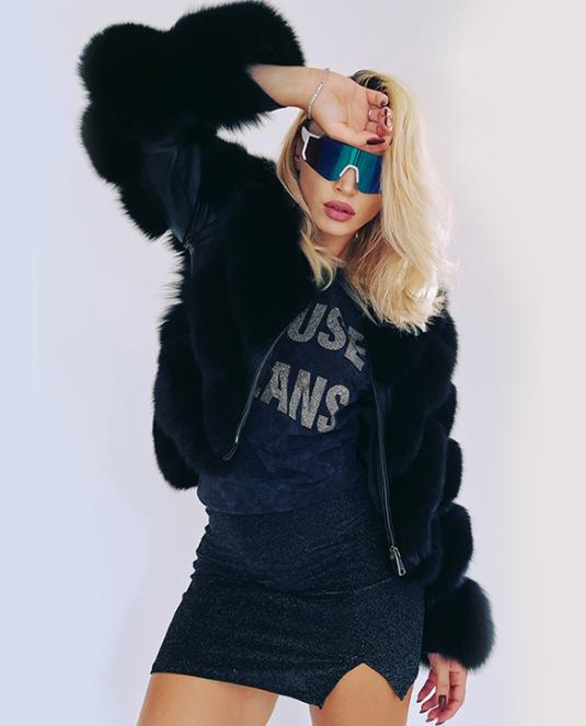 дамски кожух естествена кожа - 3