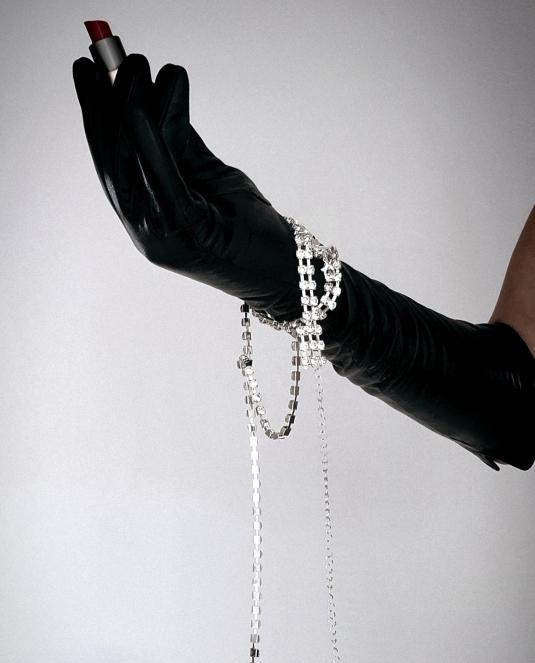 Дамски кожени ръкавици Iconic Leather Gloves - 6