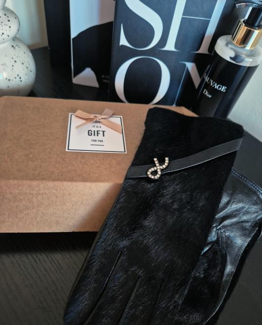 Луксозни дамски кожени ръкавици NOIR LUXE - 4