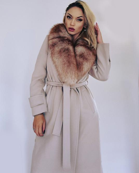 дамско палто в бежаво - 4