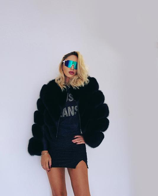 дамски кожух лисица - 7