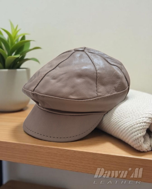 дамски кожен каскет - 2