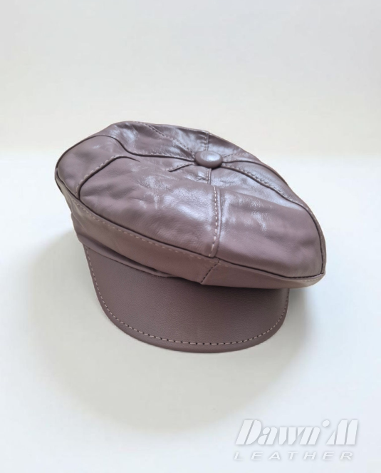 дамски кожен каскет - 2