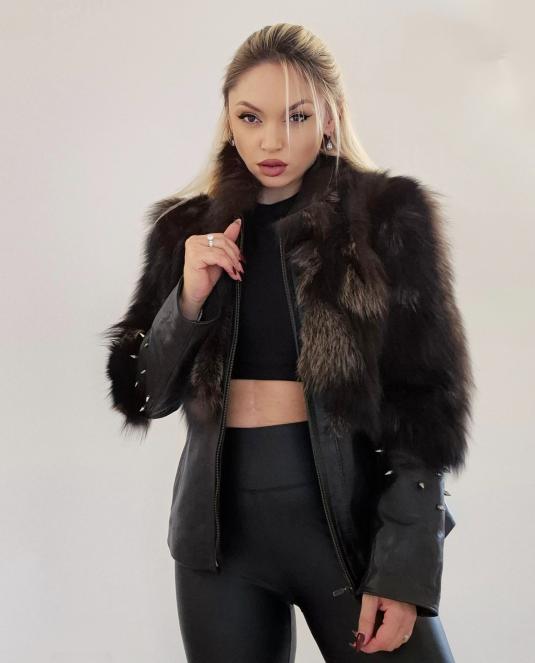 дамско кожено яке - 3