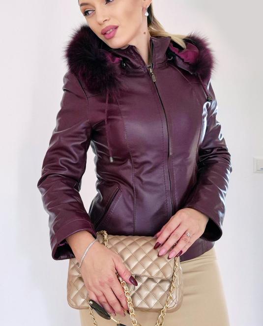 дамско кожено яке - 3