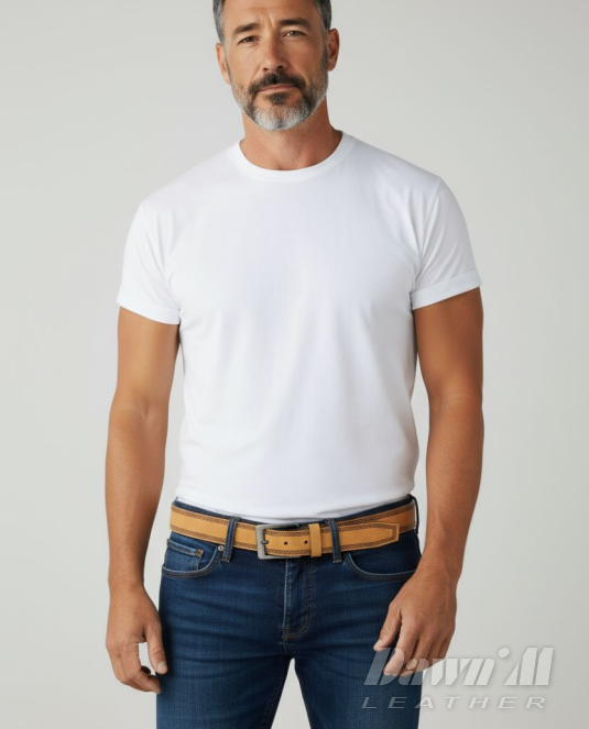 мъжки кожен колан - 1