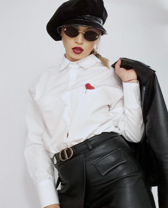 дамски кожен каскет - 3