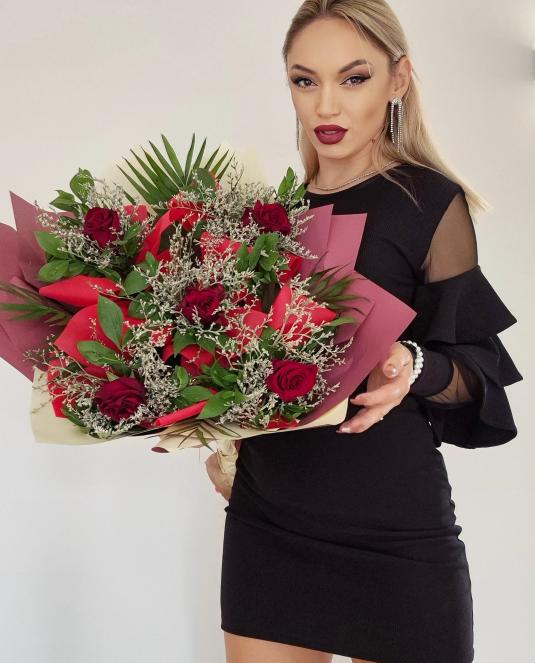 къса черна рокля - 8