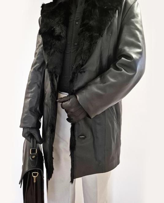 мъжко луксозно палто - 5