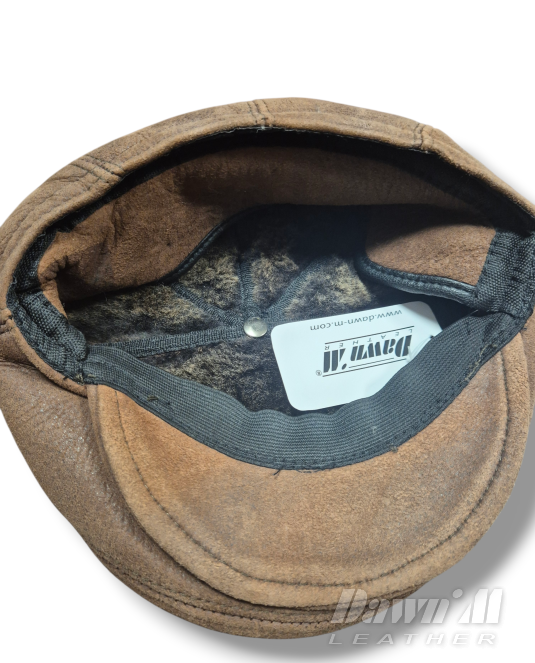 VULCAN LEATHER CAP – Brown Edition - 1