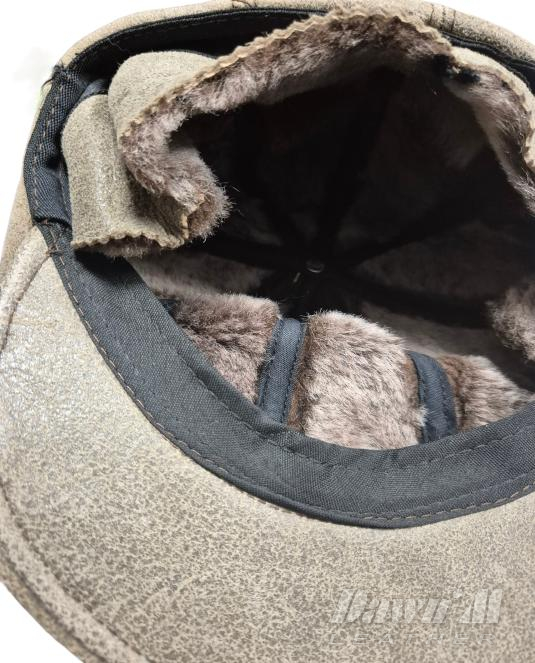 Мъжки кожен каскет VULCAN LEATHER CAP - 3