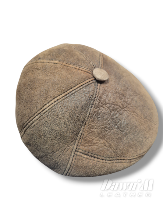 VULCAN LEATHER CAP – Brown Edition