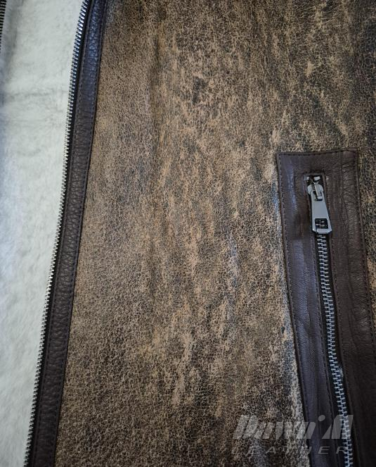 мъжки кожух естествена кожа - 10
