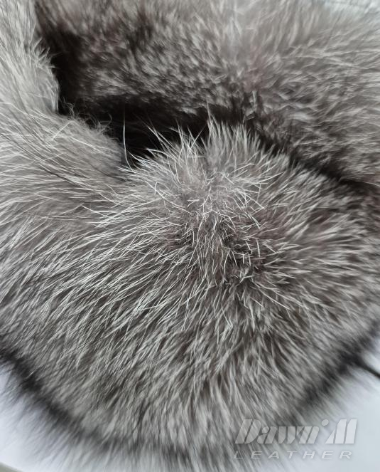 Луксозна дамска шапка от лисица Silver Fox Queen - 1