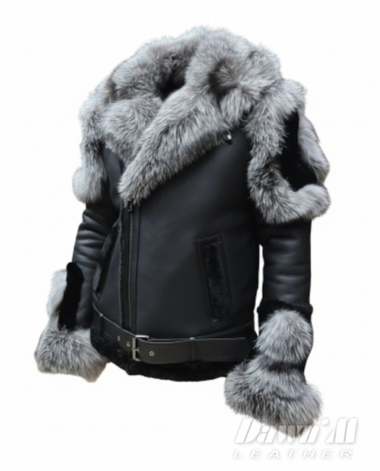 мъжки кожух естествена кожа - 7