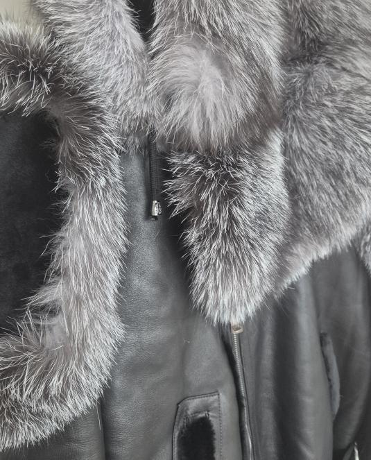 Мъжки луксозен кожух от естествена кожа DAWN`M TITAN - 15