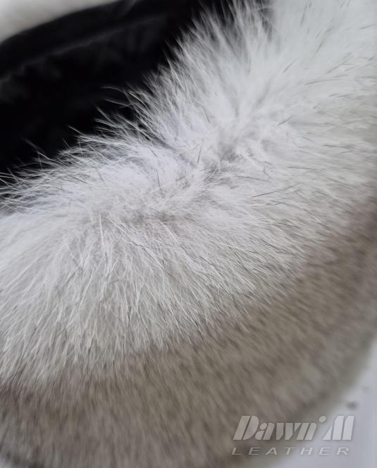 Луксозна дамска шапка от лисица Snow Fox Queen - 5