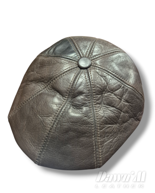 Мъжки кожен каскет BROWN MELANGE CLASSIC