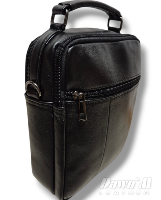 Мъжка кожена чанта - 5