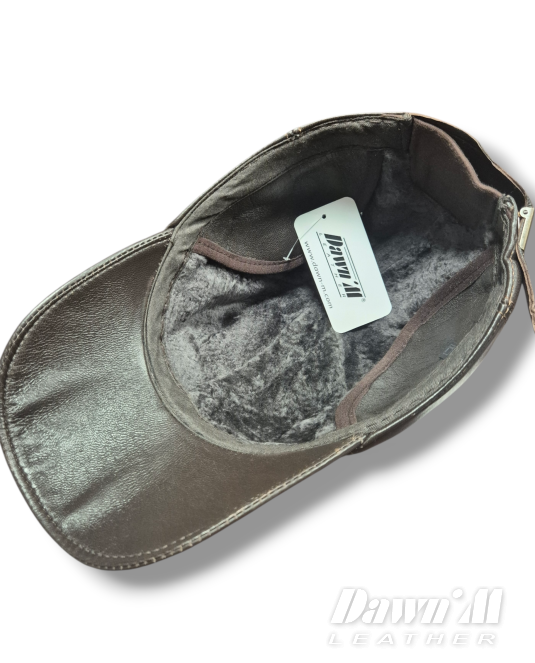 мъжка кожена шапка - 3