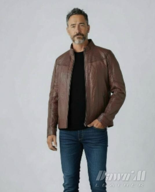 мъжки кожух естествена кожа - 4