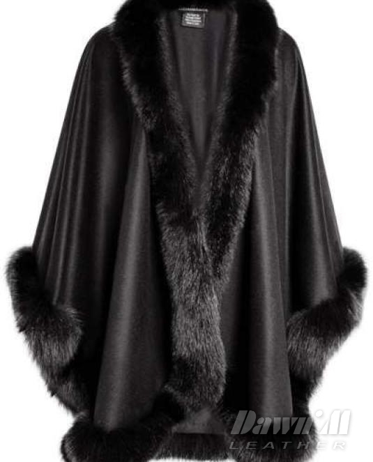 дамска пелерина от кашмир - 2